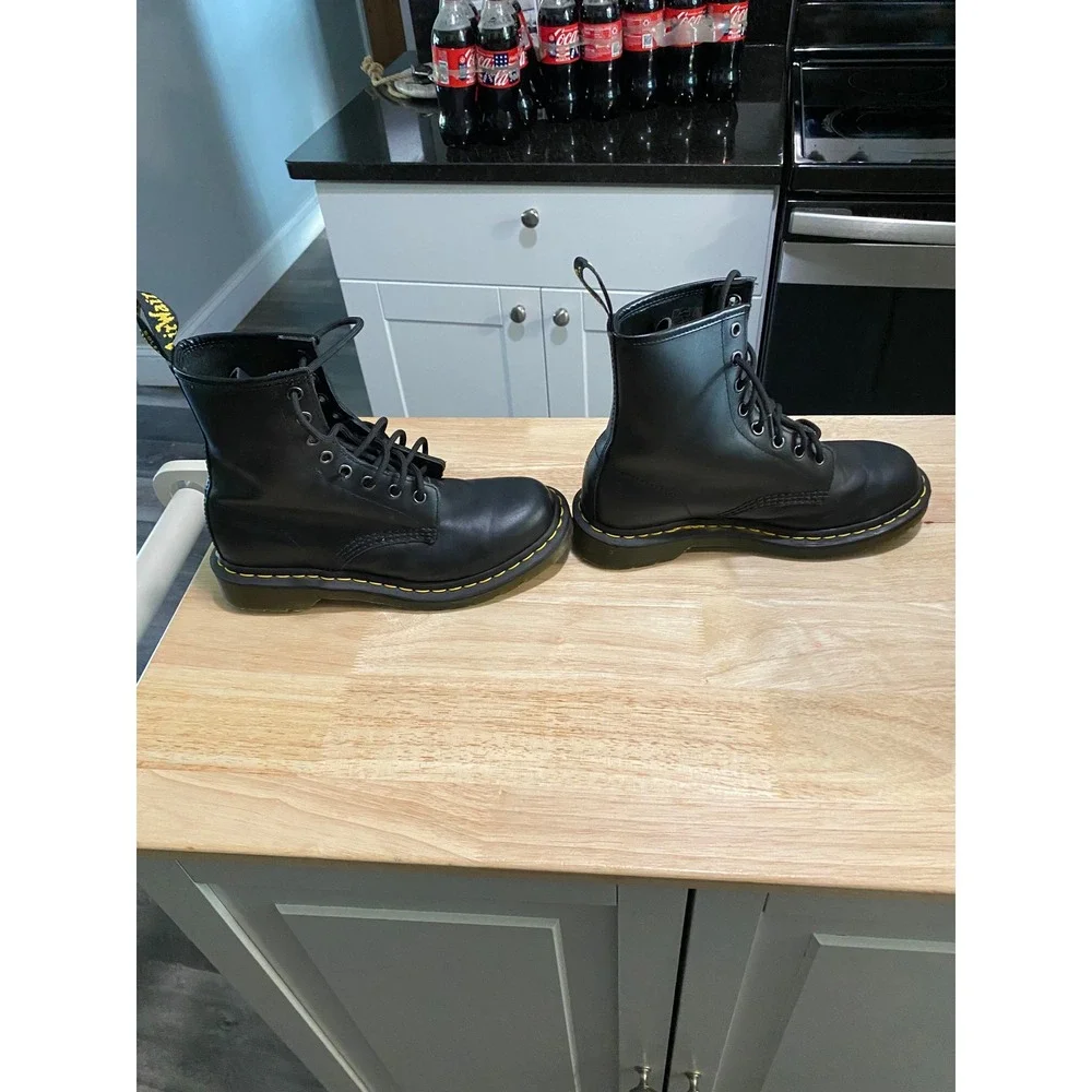 Boys Doc Martens Size 5 Black Lace Up Boots. Worn only Once. Like new.